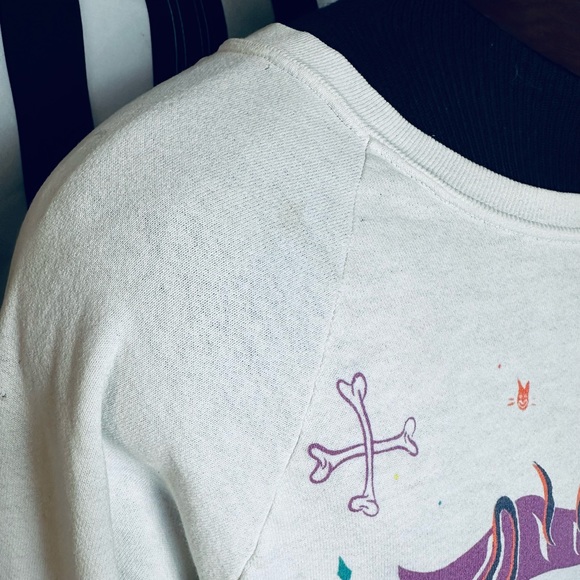 Vintage 80s Oingo Boingo Sweatshirt Signed by Band Members: DANNY ELFMAN, etc - Picture 10 of 12